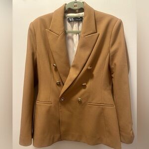 Zara Double-Breasted Blazer